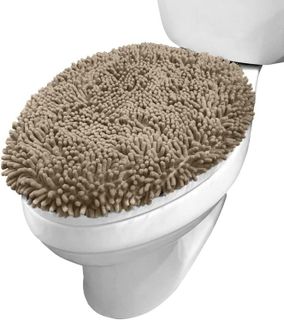 No. 4 - KANGAROO Shag Chenille Toilet Lid Cover - 1