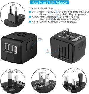 No. 9 - SAUNORCH 5-in-1 International Power Adapter - 3