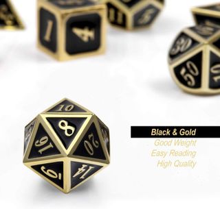 No. 4 - DNDND Metal Dice Set D&D - 4