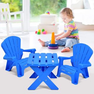 No. 7 - Costzon Kids' Outdoor Table & Chair Set - 1