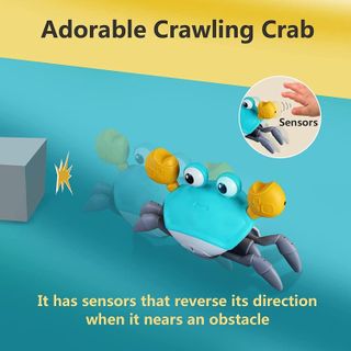 No. 3 - Control Future Baby Toys Infant Crawling Crab - 2