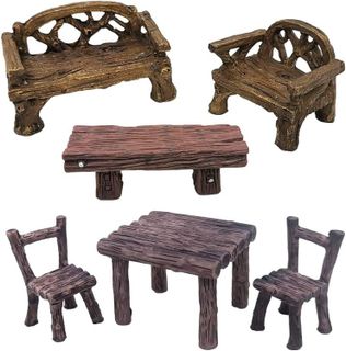 Top 6 Miniature Garden Furniture for Fairy Gardens and Dollhouse Gardens- 3