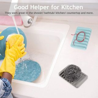 No. 4 - MODENGKONGJIAN Self Draining Soap Dishes - 4