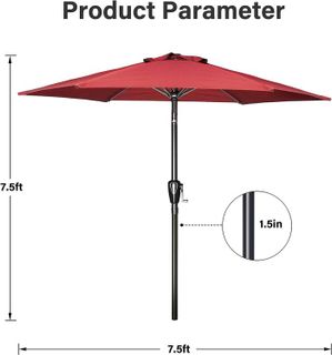 No. 7 - Simple Deluxe 9' Patio Umbrella - 2