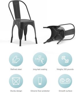 No. 7 - Nazhura Metal Dining Chair - 2