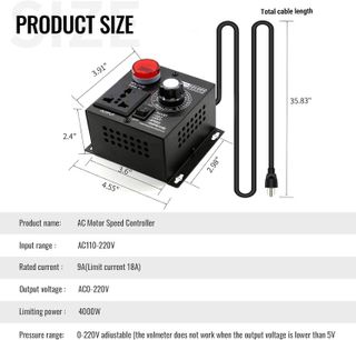 No. 4 - ZOWZEA Motor Speed Controller - 3