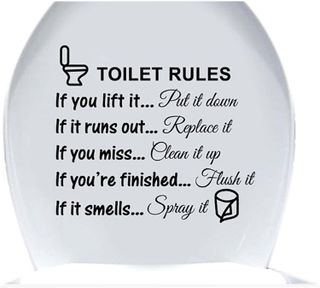 No. 4 - Toilet Lid Decals - 4