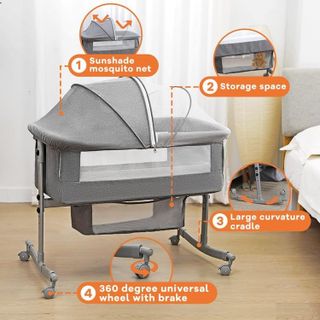 No. 3 - Bedside Crib for Baby - 3