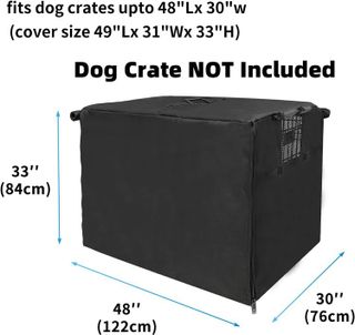 No. 6 - Dog Crate Cover for 48 Inch Wire Extra Large Dog Cage - 2