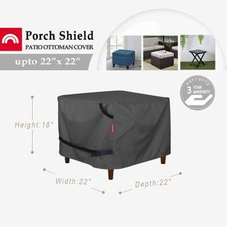 No. 6 - Porch Shield Patio Ottoman Cover - 2