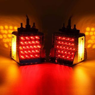 No. 8 - Double Face Square LED Fender Pedestal Lights - 2