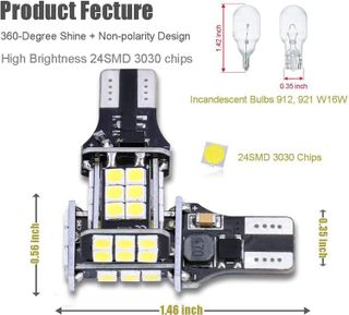 No. 3 - iBrightstar T15 LED Bulbs - 2