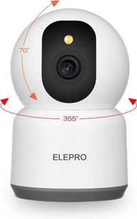 No. 8 - ELEPRO 2.5K HD 5MP 2.4/5G WiFi Pet Camera - 1