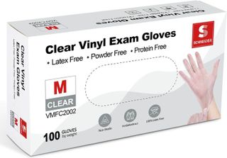 No. 6 - Schneider Clear Vinyl Exam Gloves - 2