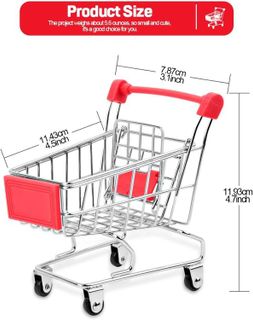 No. 10 - Mini Toy Shopping Cart Set - 2