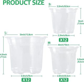 No. 3 - Bluepro Plastic Planter Nursery Pots - 2