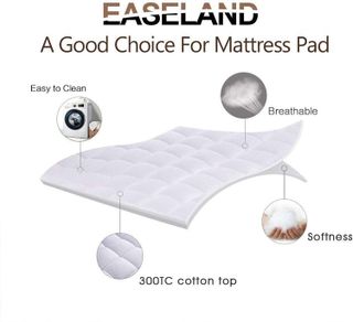 No. 2 - EASELAND Queen Size Mattress Pad - 2