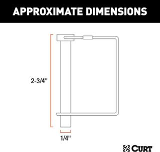 No. 4 - CURT Trailer Coupler Safety Pin - 2