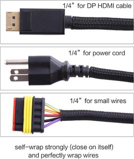 No. 5 - Alex Tech Cable Protector Wire Loom Tubing Sleeve - 3