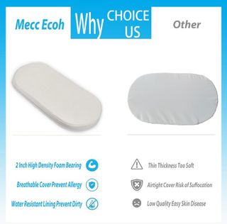 No. 2 - Mecc ecoh Baby Bassinet Mattress - 4