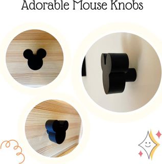 No. 1 - Mouse Knob Drawer Handles - 2