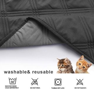 No. 3 - SUNNYTEX Waterproof & Reversible Dog Bed Cover - 4