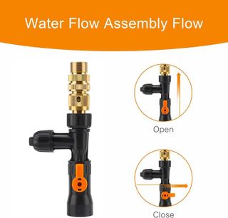 No. 10 - Hygger Metal Aquarium Water Changer Flow Control Valve Assembly - 3