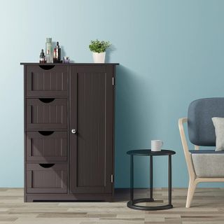 No. 7 - Bonnlo Small Bathroom Storage Cabinet - 1