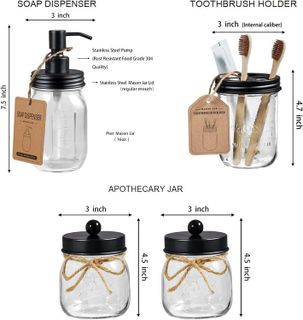 No. 1 - SheeChung Bathroom Accessory Set - 5