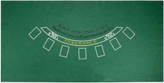 No. 3 - Blackjack Table Felt Mat - 1