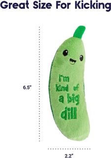 No. 1 - Crunchy Pickle Kicker Cat Toy - 5