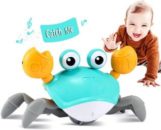 No. 3 - Control Future Baby Toys Infant Crawling Crab - 1