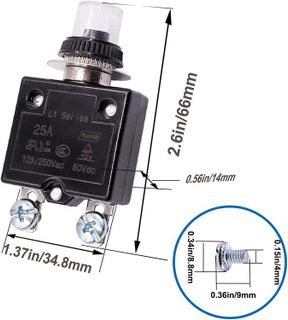 No. 2 - MXUTEUK Thermal Circuit Breaker - 5