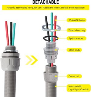 No. 6 - DWALE Power Whip Assembly Kit - 5