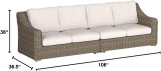 No. 6 - Signature Design by Ashley Outdoor Loveseat - 3