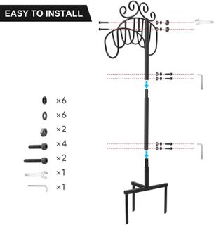 No. 6 - AMAGABELI GARDEN & HOME Garden Hose Cart - 3