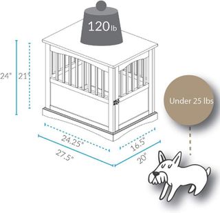 No. 8 - Casual Home Wooden Pet Crate - 4