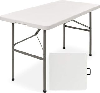 No. 1 - Best Choice Products 4ft Plastic Folding Table - 1