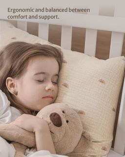 No. 4 - Blissful Diary Toddler Pillow with Muslin Cotton Pillowcase - 3