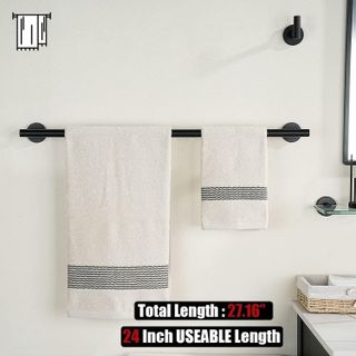 No. 4 - JQK Black Towel Bar - 3