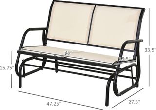 No. 9 - Outsunny Patio Rocking Chair - 3