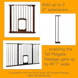 No. 6 - North States MyPet 2 Bar Extension for Tall Petgate Passage - 2