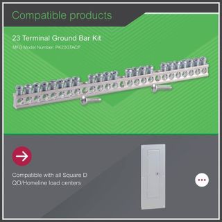 No. 8 - Square D Ground Bar Kit - 3