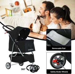 No. 1 - BestPet Dog Stroller - 5