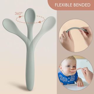 No. 5 - NETANY Baby Silicone Spoons - 4