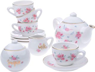 No. 2 - Jewelkeeper 13-Piece Porcelain Tea Party Set - 4