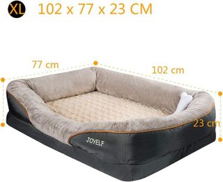 No. 7 - JOYELF X-Large Memory Foam Dog Bed - 2