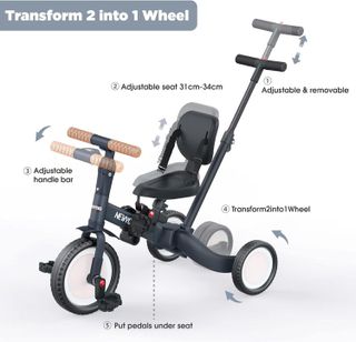 No. 3 - Newyoo TR007 Kids' Tricycle - 4