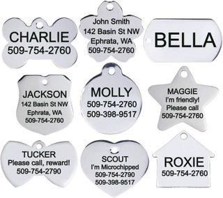 No. 9 - GoTags Stainless Steel Dog ID Tag - 2