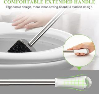 No. 3 - AONEZ Compact Toilet Brush and Holder - 4